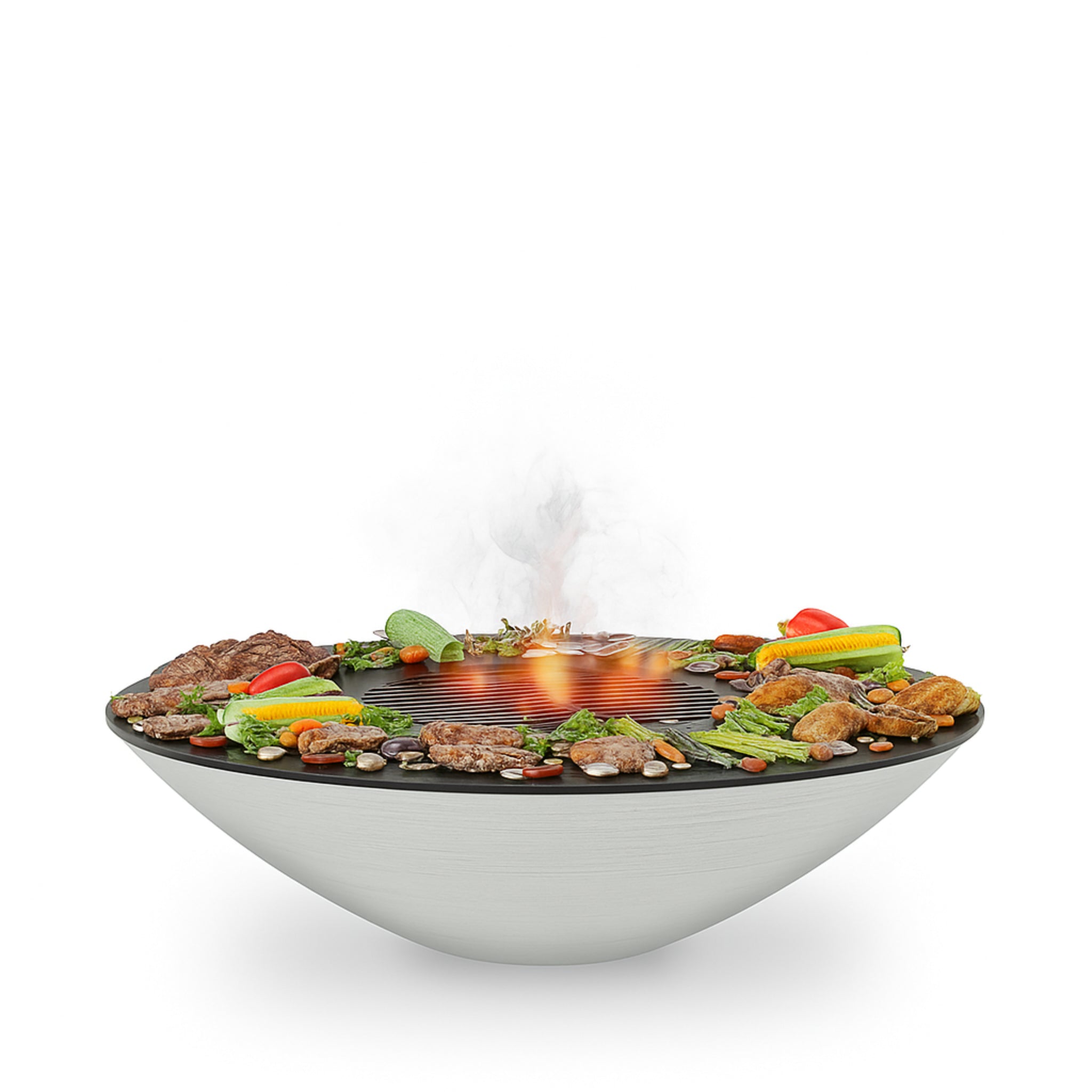 Arteflame XXL 40" Platinum Edition Fire Pit With Cooktop