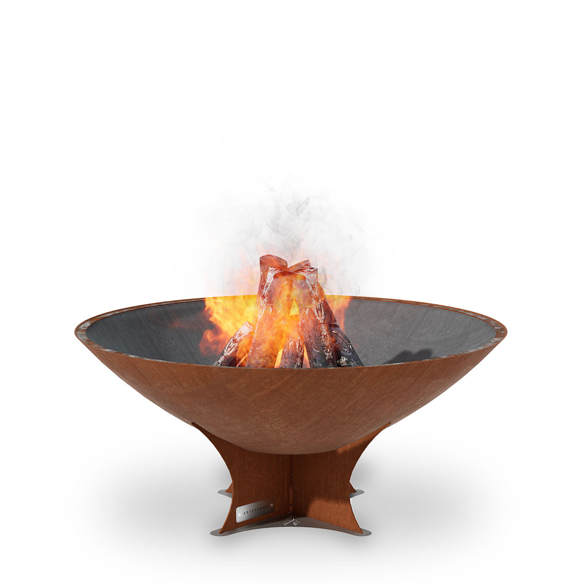 Arteflame Classic 40″ — Fire Pit (CORTEN Bowl; Short Round / Short Euro / Built-In No Base)