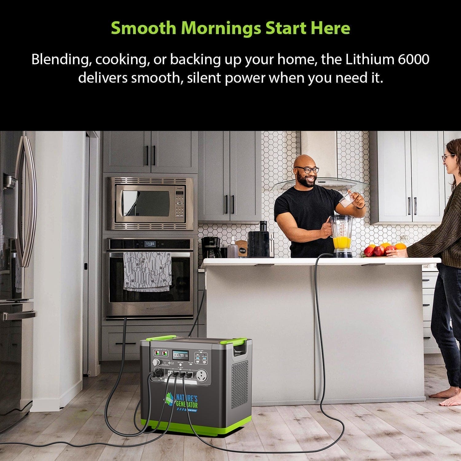 Nature's Generator Lithium 6000 Power Station