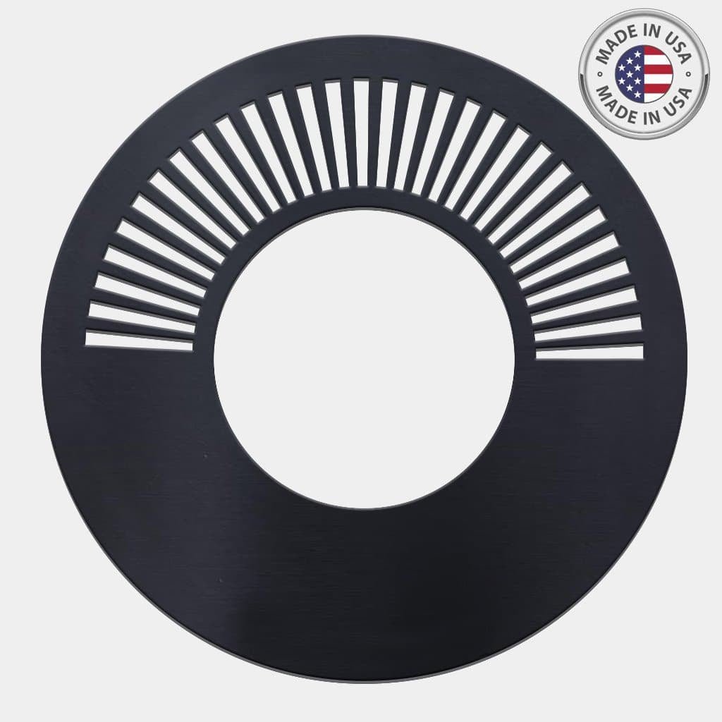 Arteflame Park Series — One-Piece CORTEN Steel Park Grill (30″ / 40″) with Half Griddle + Half Grill