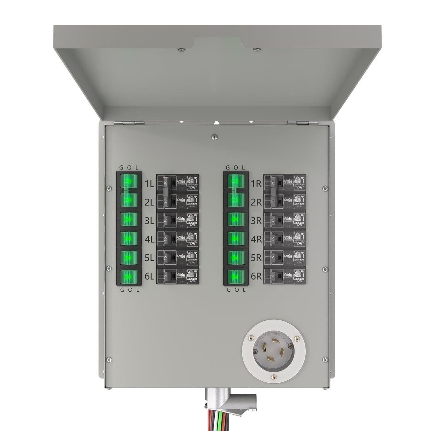 Refurbished - Nature's Generator 12-Circuit 120/240V 30A Non-Automatic Power Transfer Switch