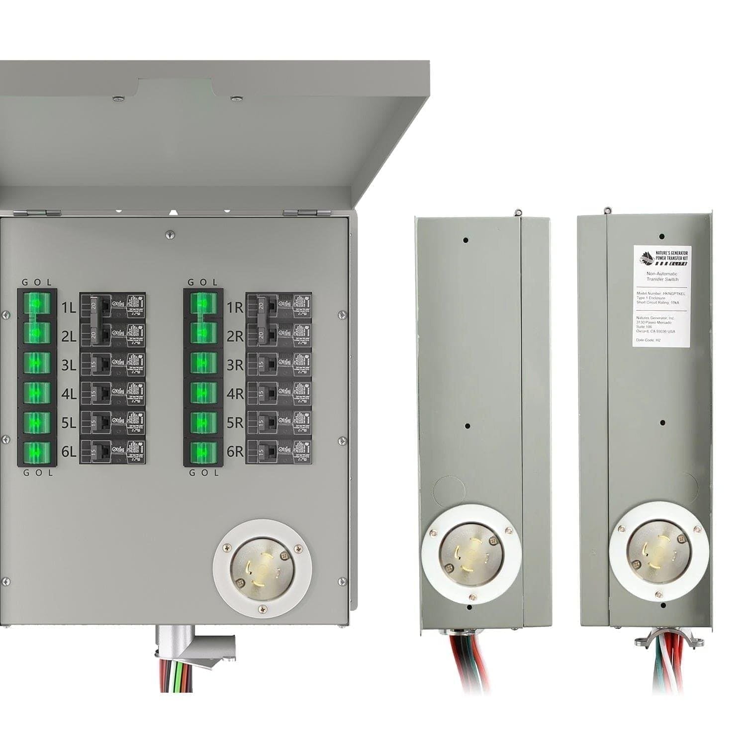Refurbished - Nature's Generator 12-Circuit 120/240V 30A Non-Automatic Power Transfer Switch
