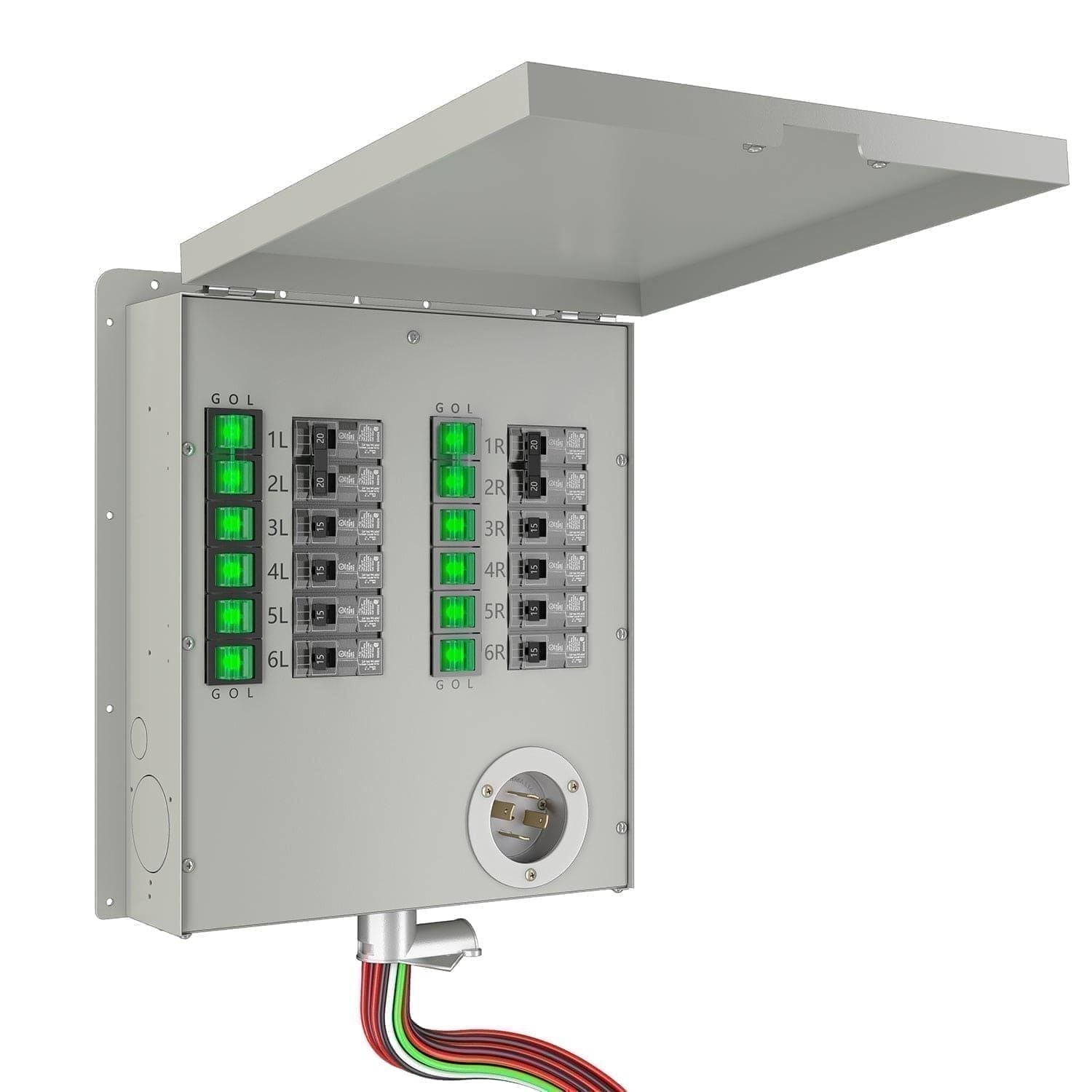 Refurbished - Nature's Generator 12-Circuit 120/240V 30A Non-Automatic Power Transfer Switch