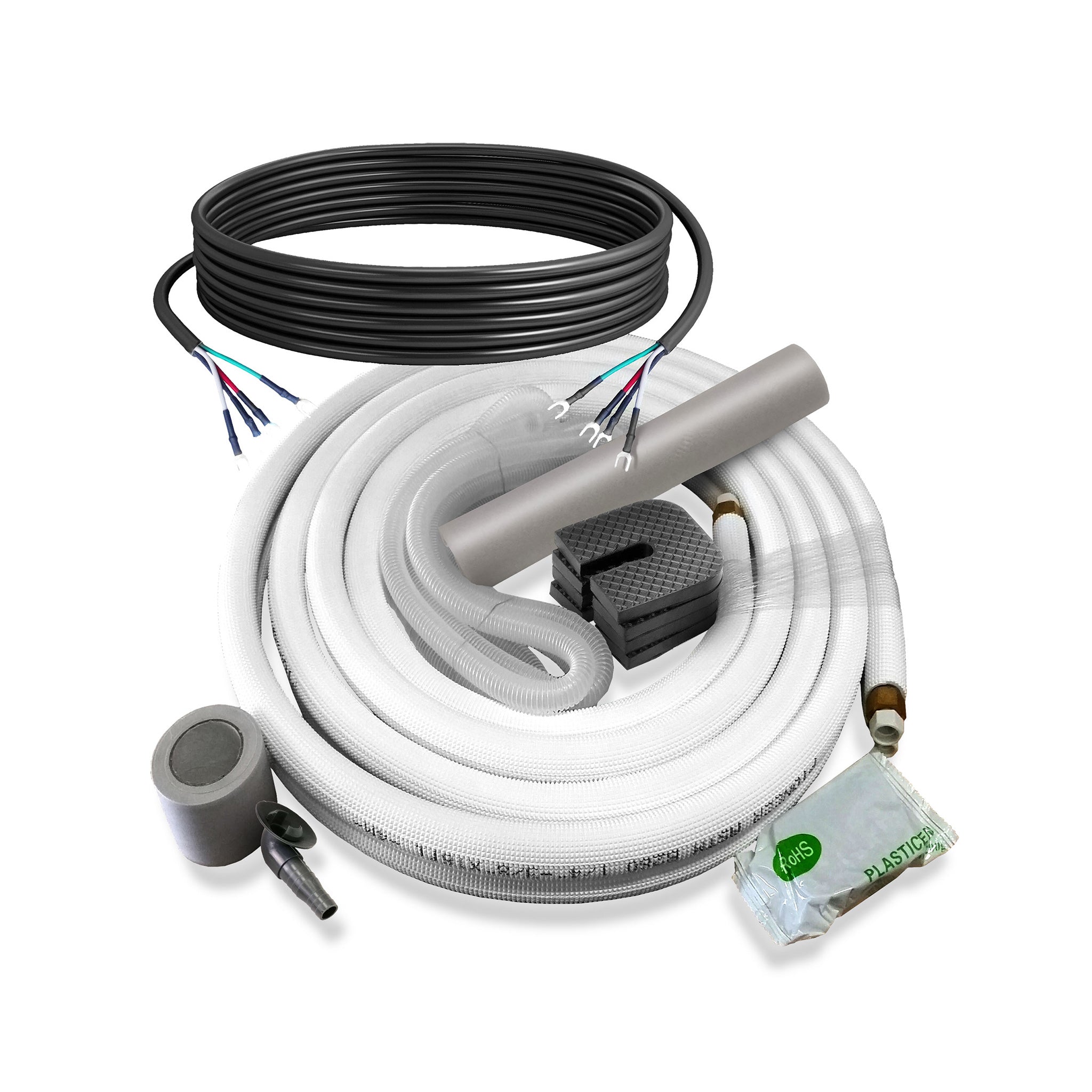 Pioneer® Quantum Ultra™ 18,000 BTU 20.5 SEER2 230V 8-Way Ceiling Cassette Ductless Mini-Split Air Conditioner Inverter Heat Pump Full Set