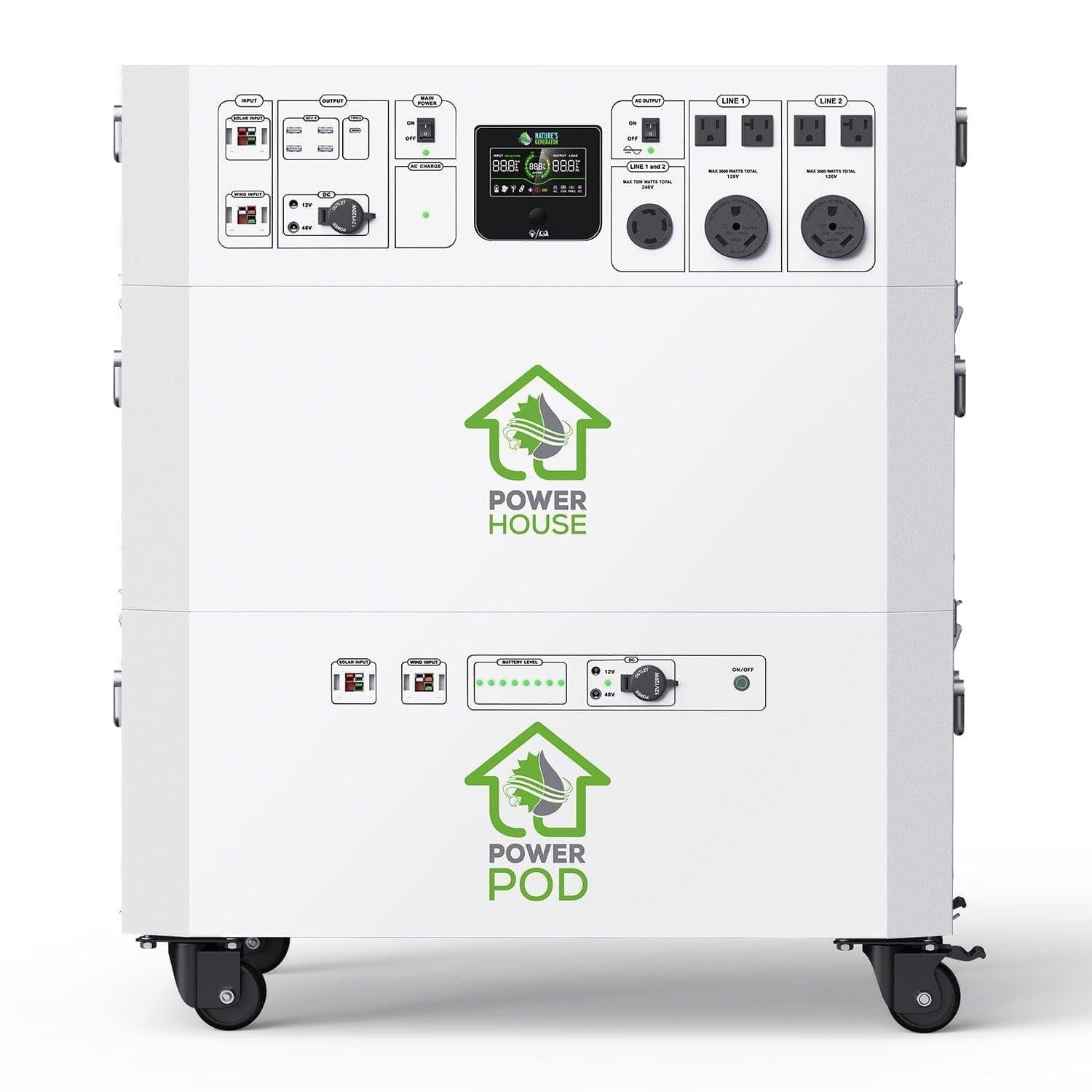 Refurbished - Nature's Generator Powerhouse + Power Pod